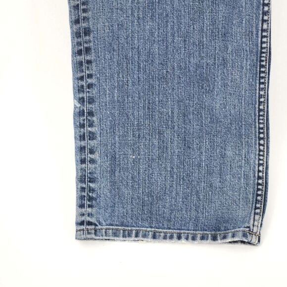 Vintage Structure Premium Denim Jeans Mens 38x32 Straight Leg Y2K 2000s Retro - Picture 4 of 10